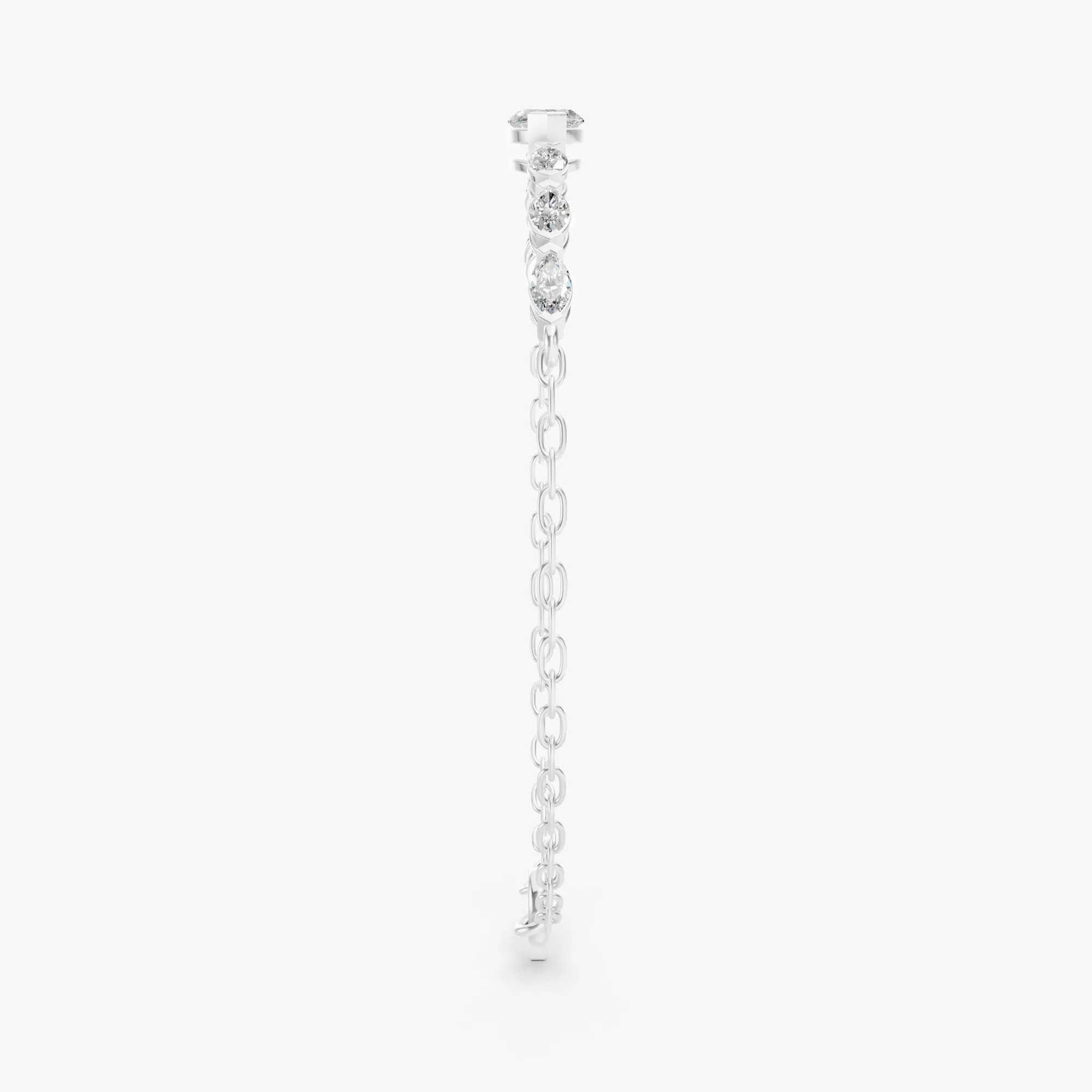 Lyra station bracelet, view 4, enlarged