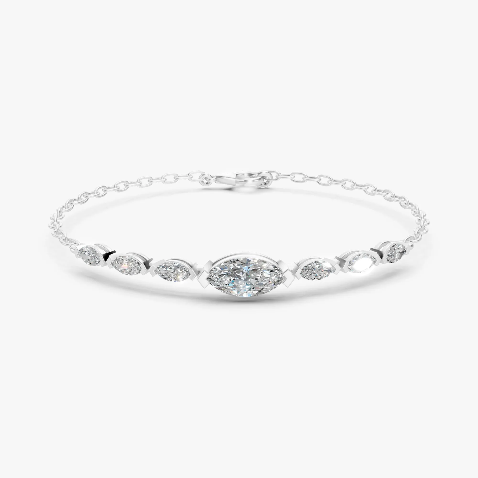 Lyra station bracelet, view 1, enlarged