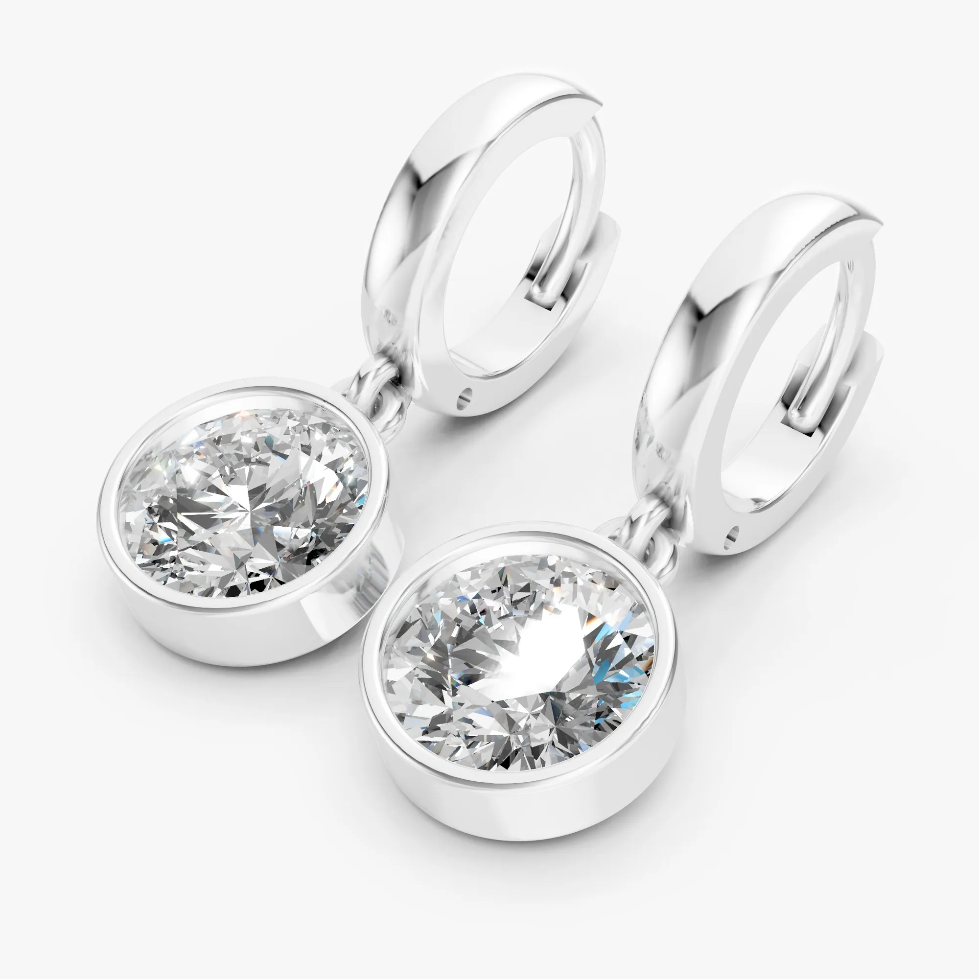Lumen petite bezel drops, view 2, enlarged
