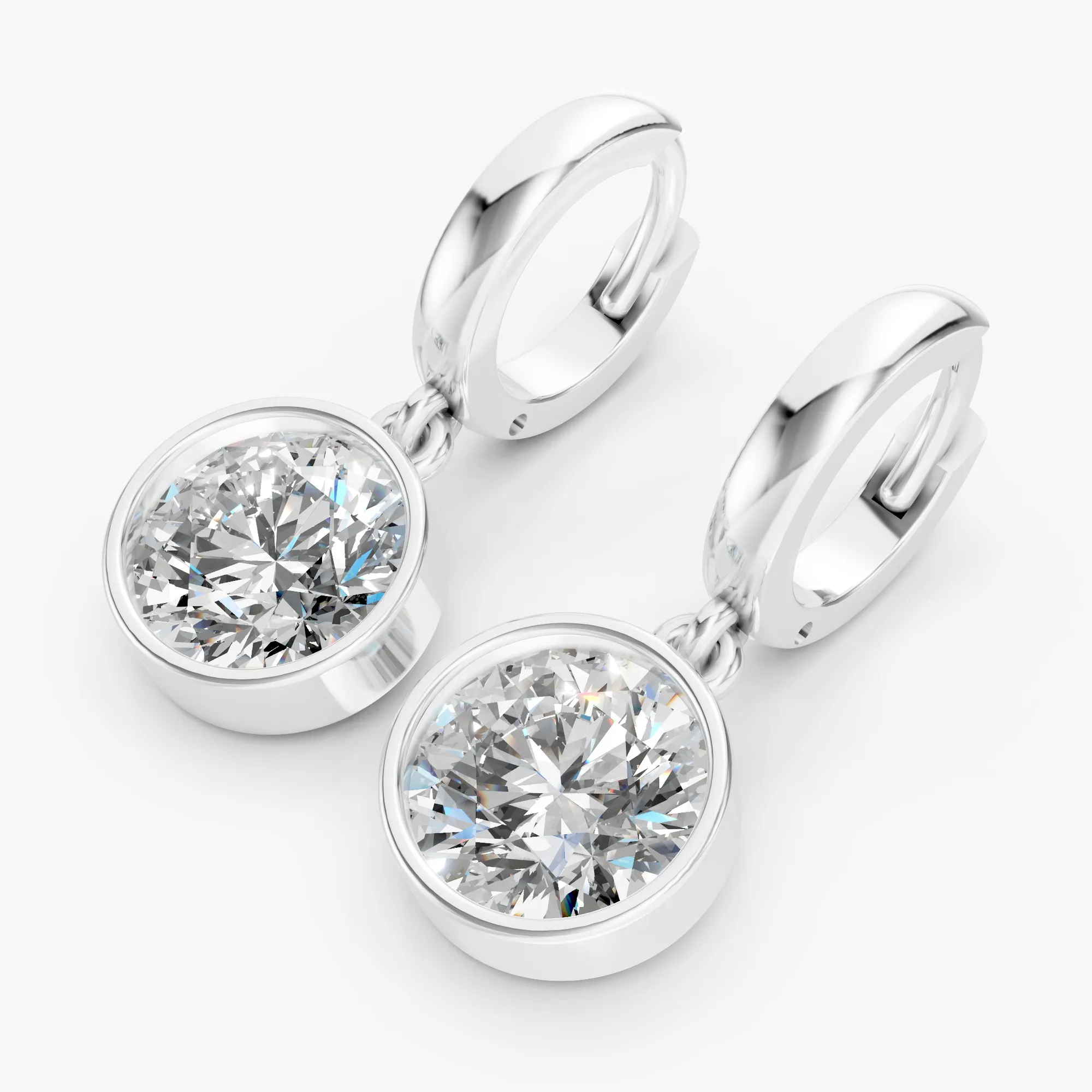 Lumen petite bezel drops, view 1, enlarged