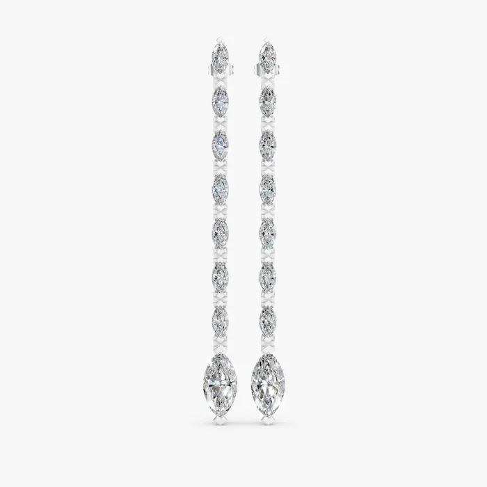 Meridian marquise drops, view 2