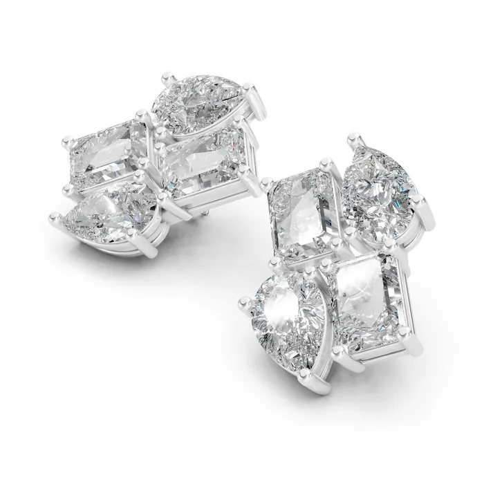 Cirrus mixed cut studs, view 2