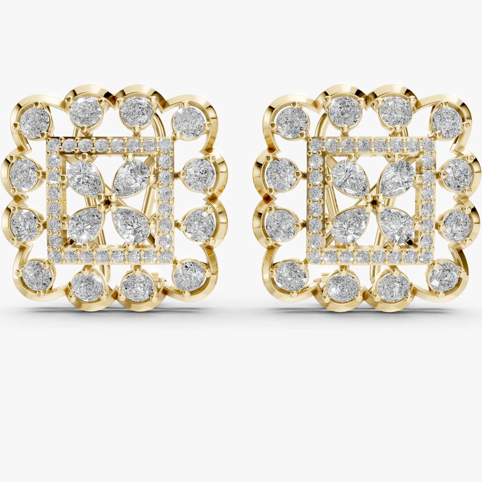 Astra cluster studs, view 3, enlarged