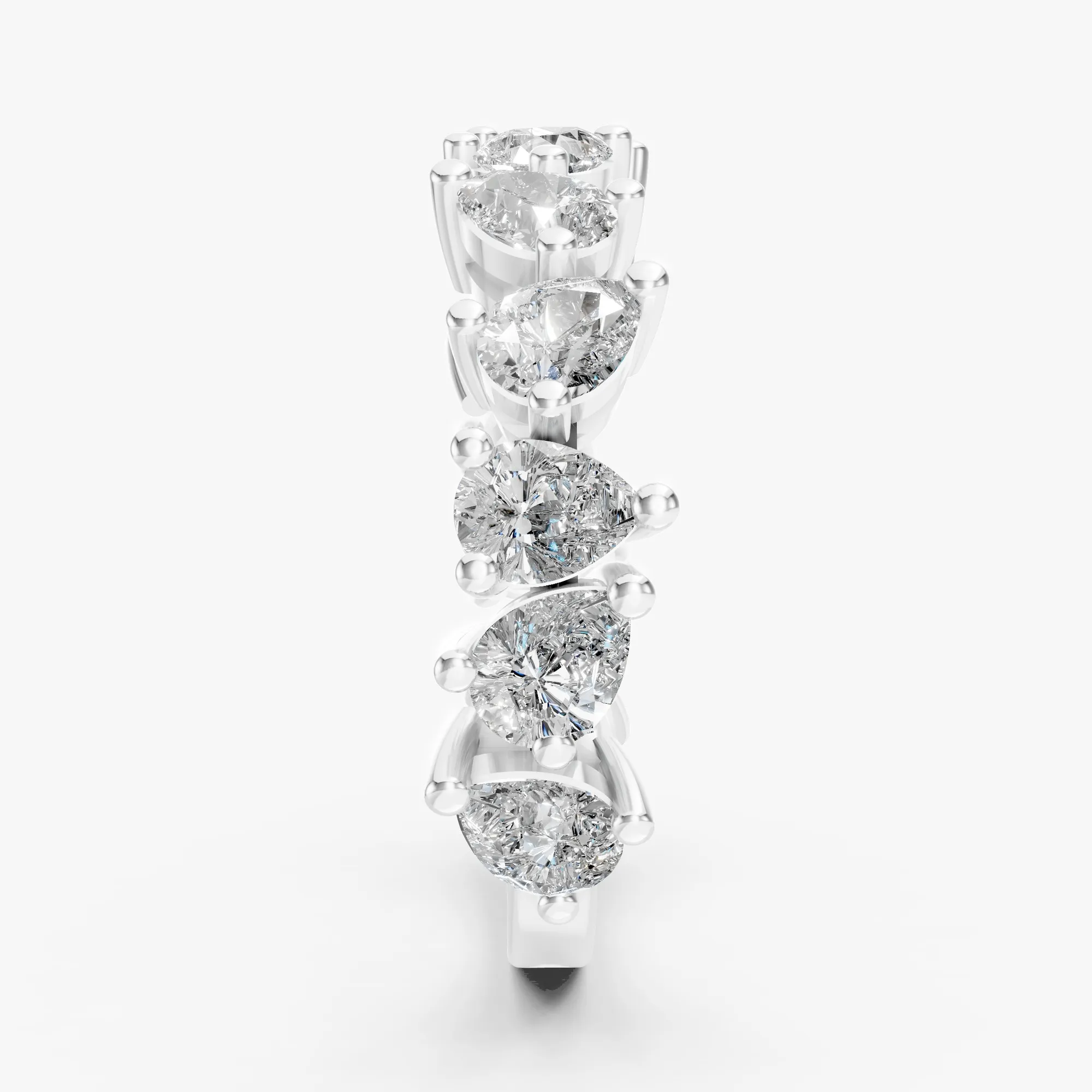 Constellation half-eternity band, view 4, enlarged