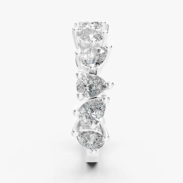 Constellation half-eternity band, view 4