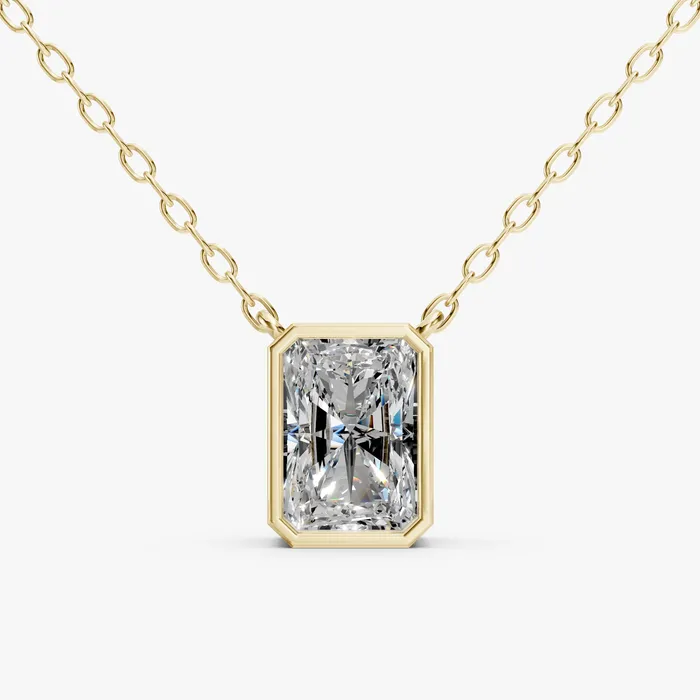 Encompasse radiant solitaire pendant, view 2
