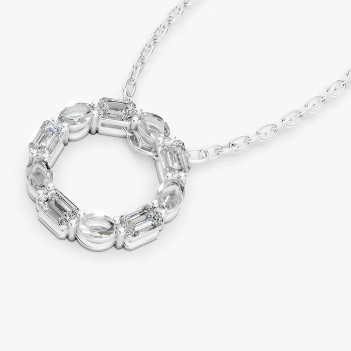 Hula hoop pendant, view 2