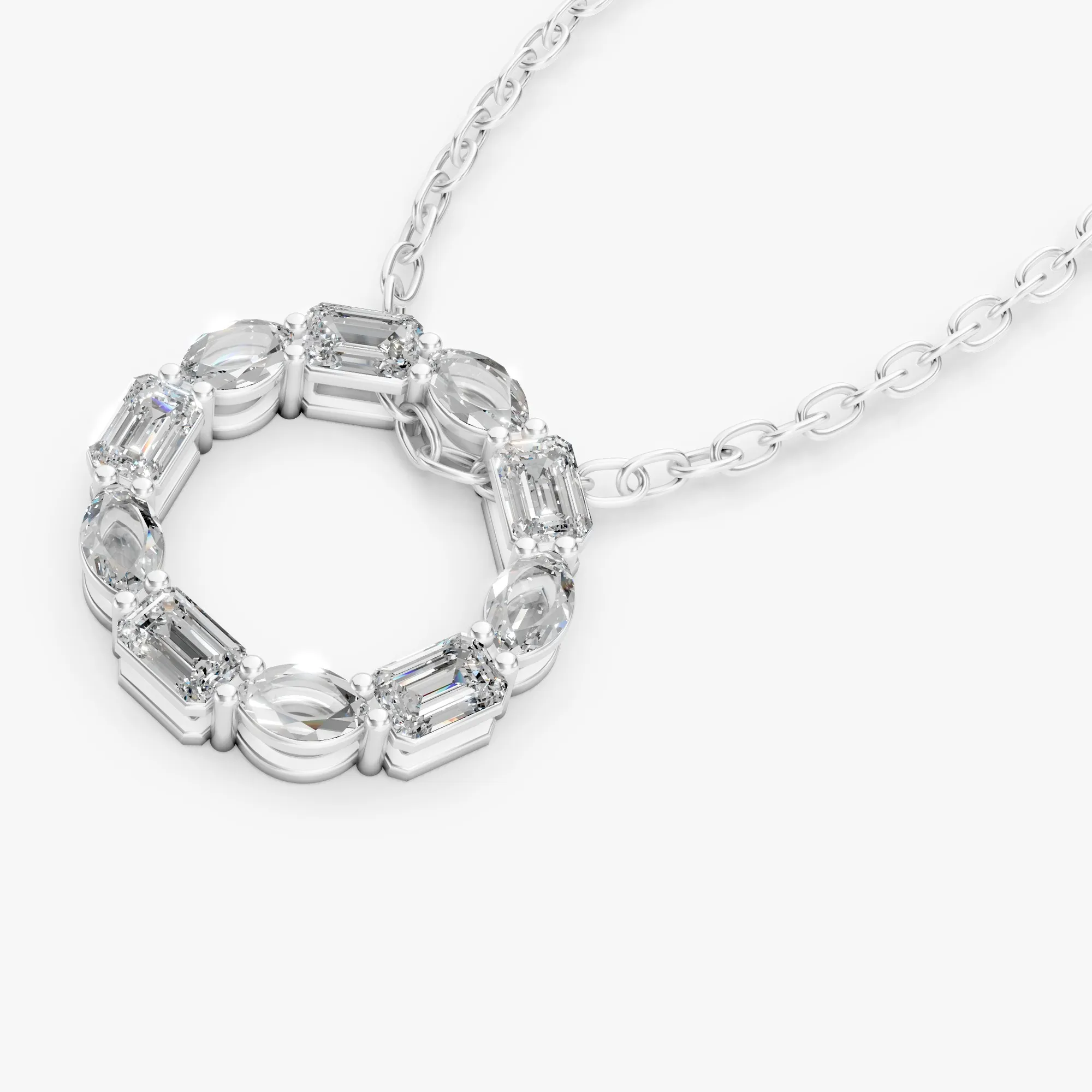 Hula hoop pendant, view 2, enlarged