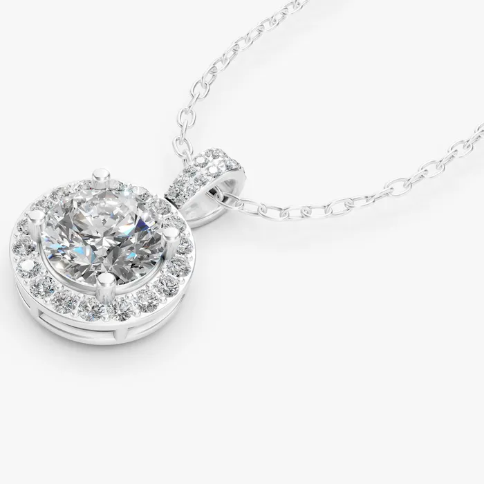 Aura grandiose round pendant, view 2