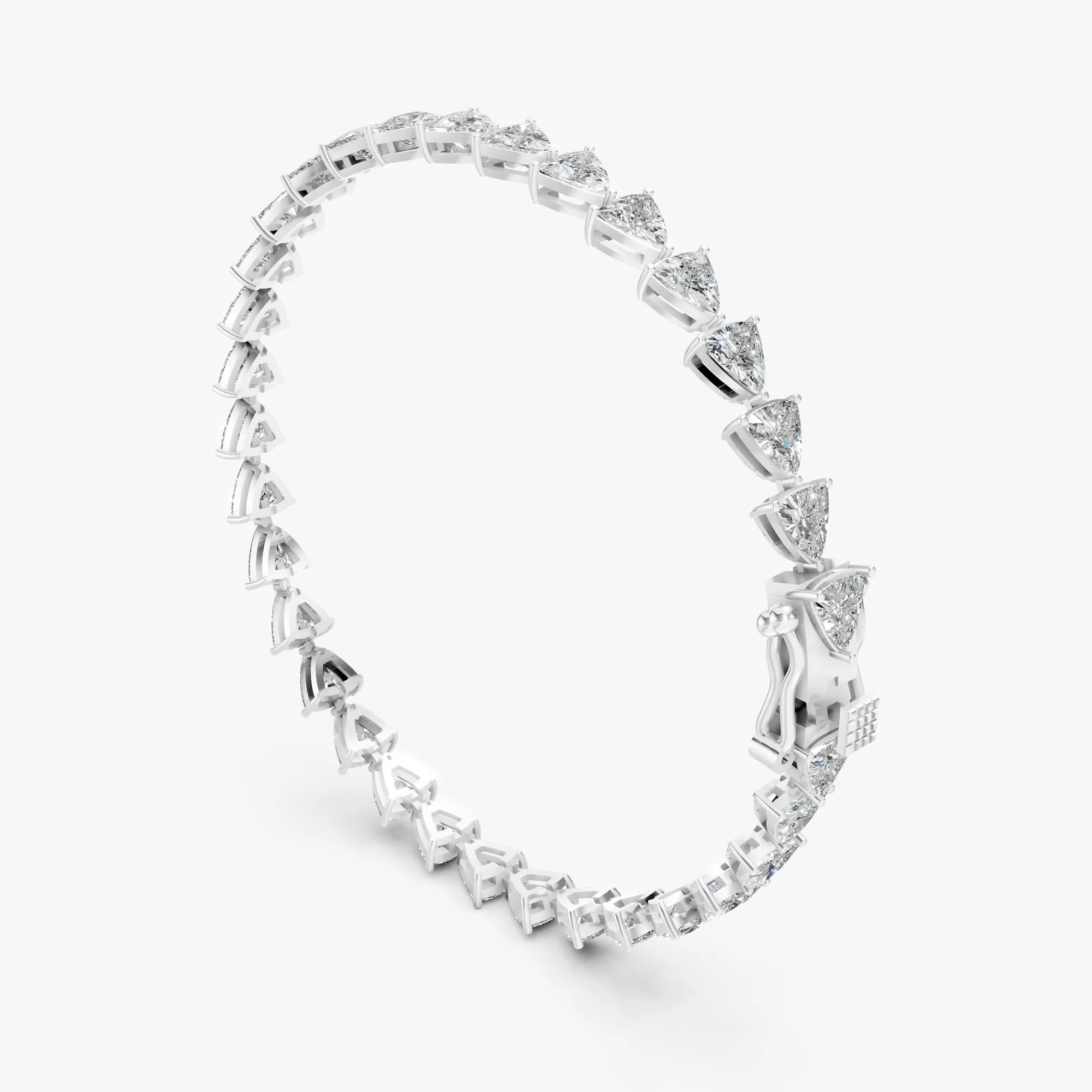 Arrow tennis bracelet, view 3, enlarged