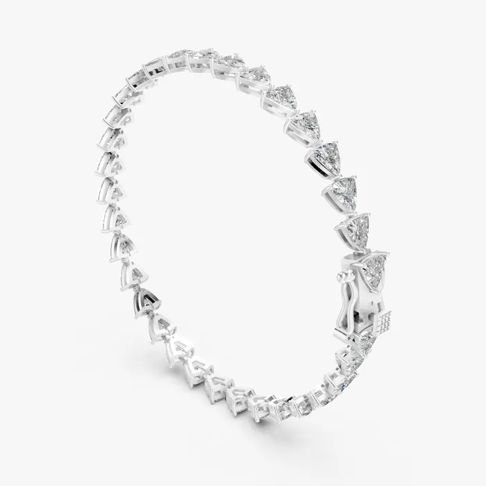 Arrow tennis bracelet, view 3