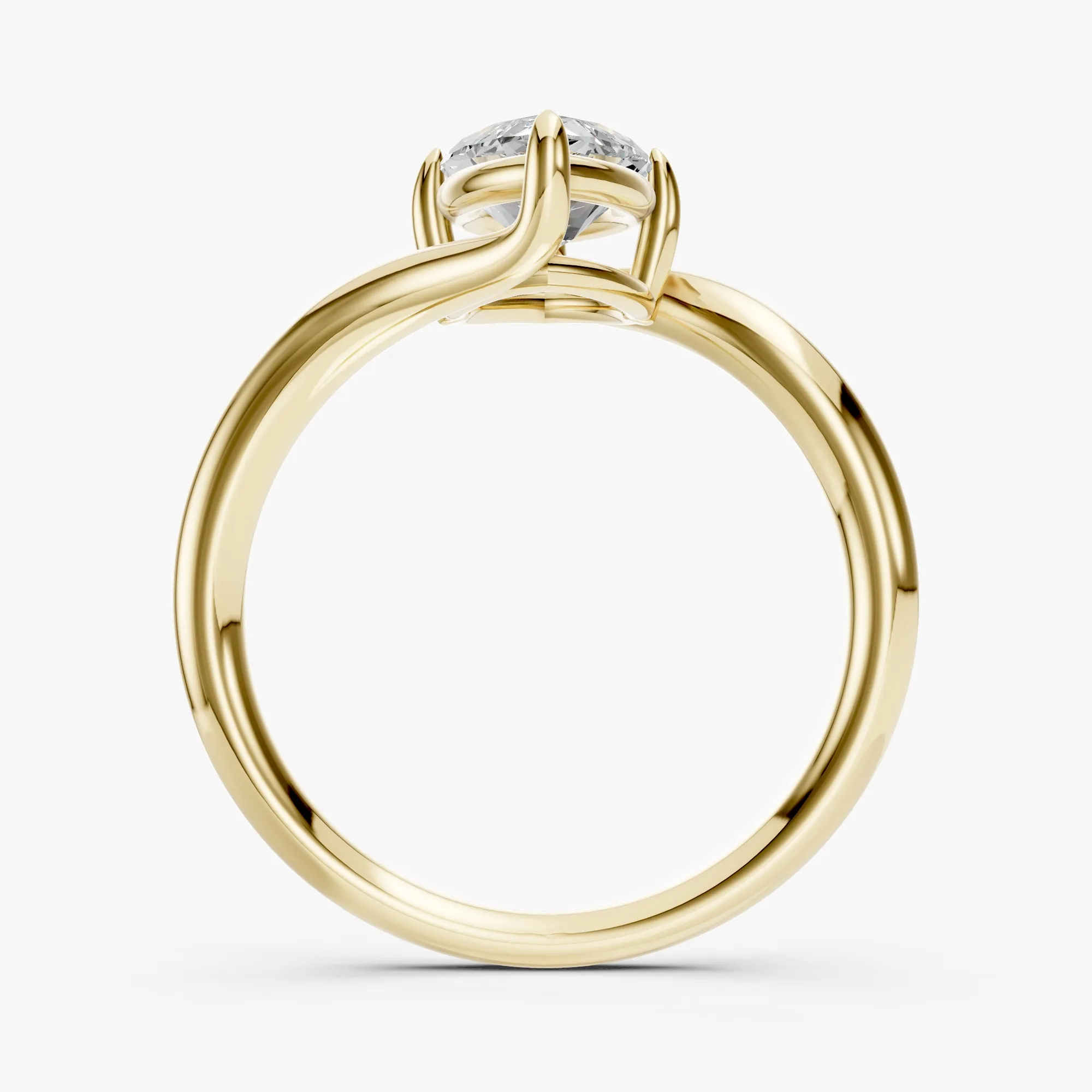 Alba marquise solitaire ring, view 2, enlarged