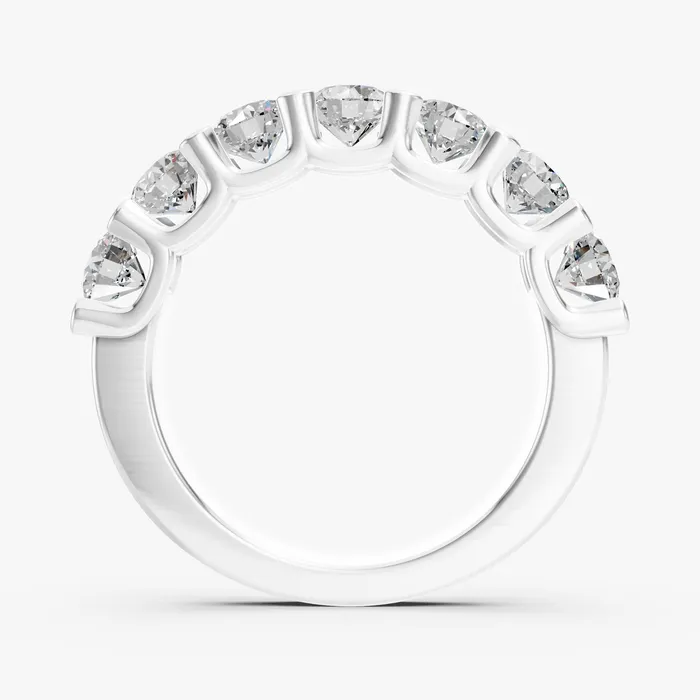 Caelum half-eternity round band, view 2