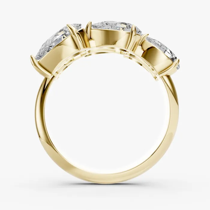 Arrow cocktail ring, view 3