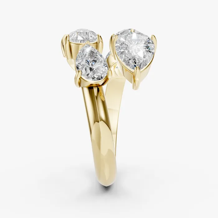 Arrow cocktail ring, view 4