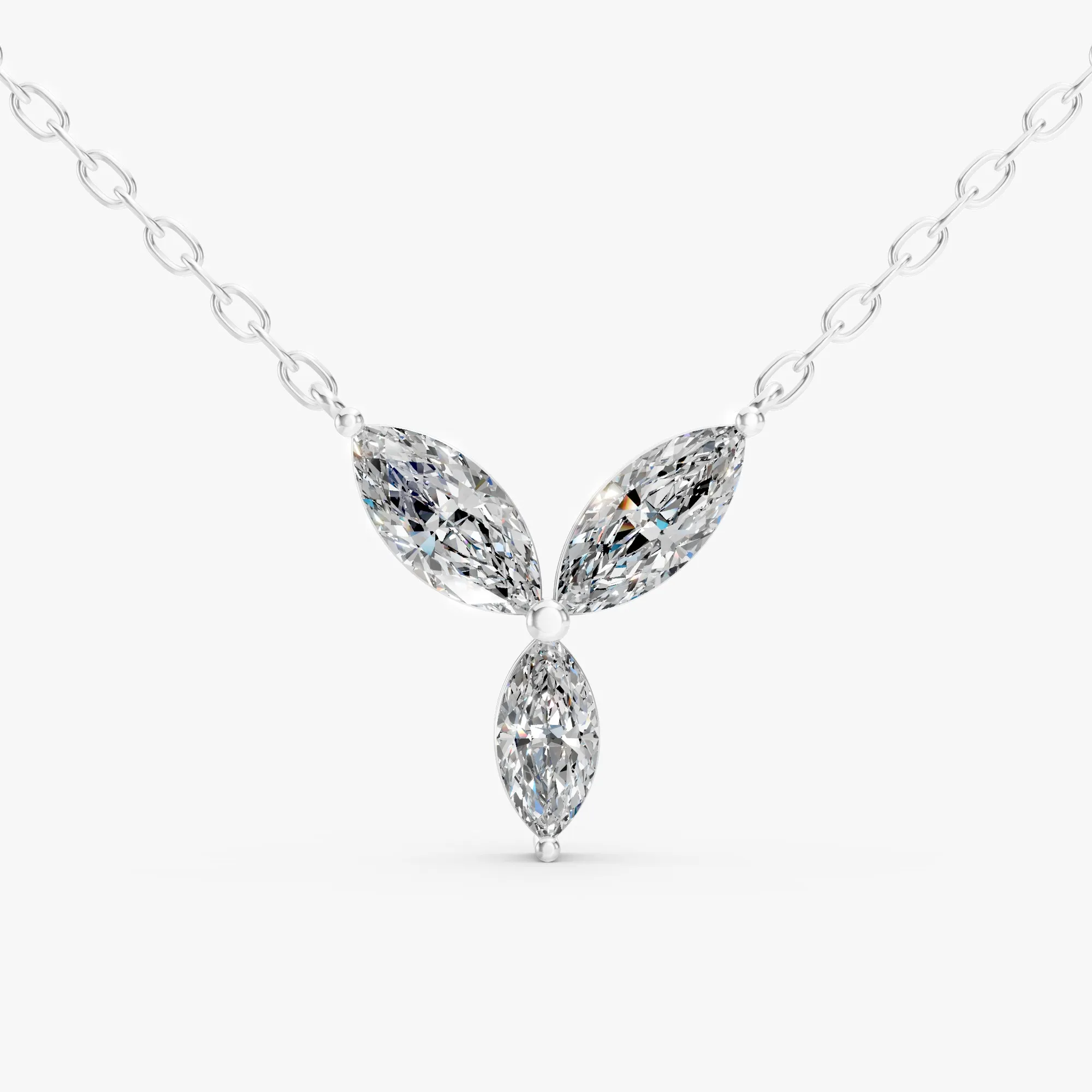 Zenith marquise pendant, view 2, enlarged