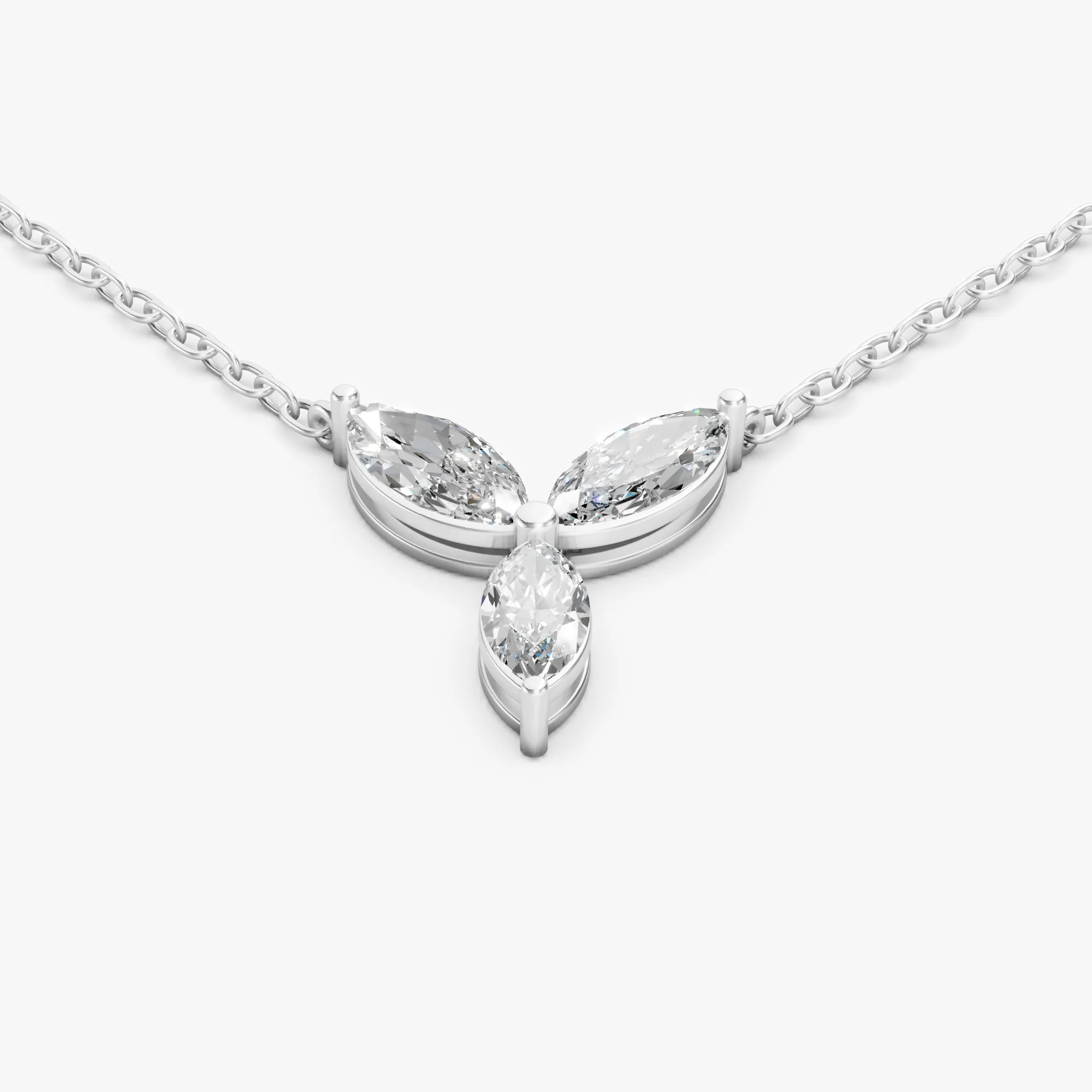 Zenith marquise pendant, view 1, enlarged